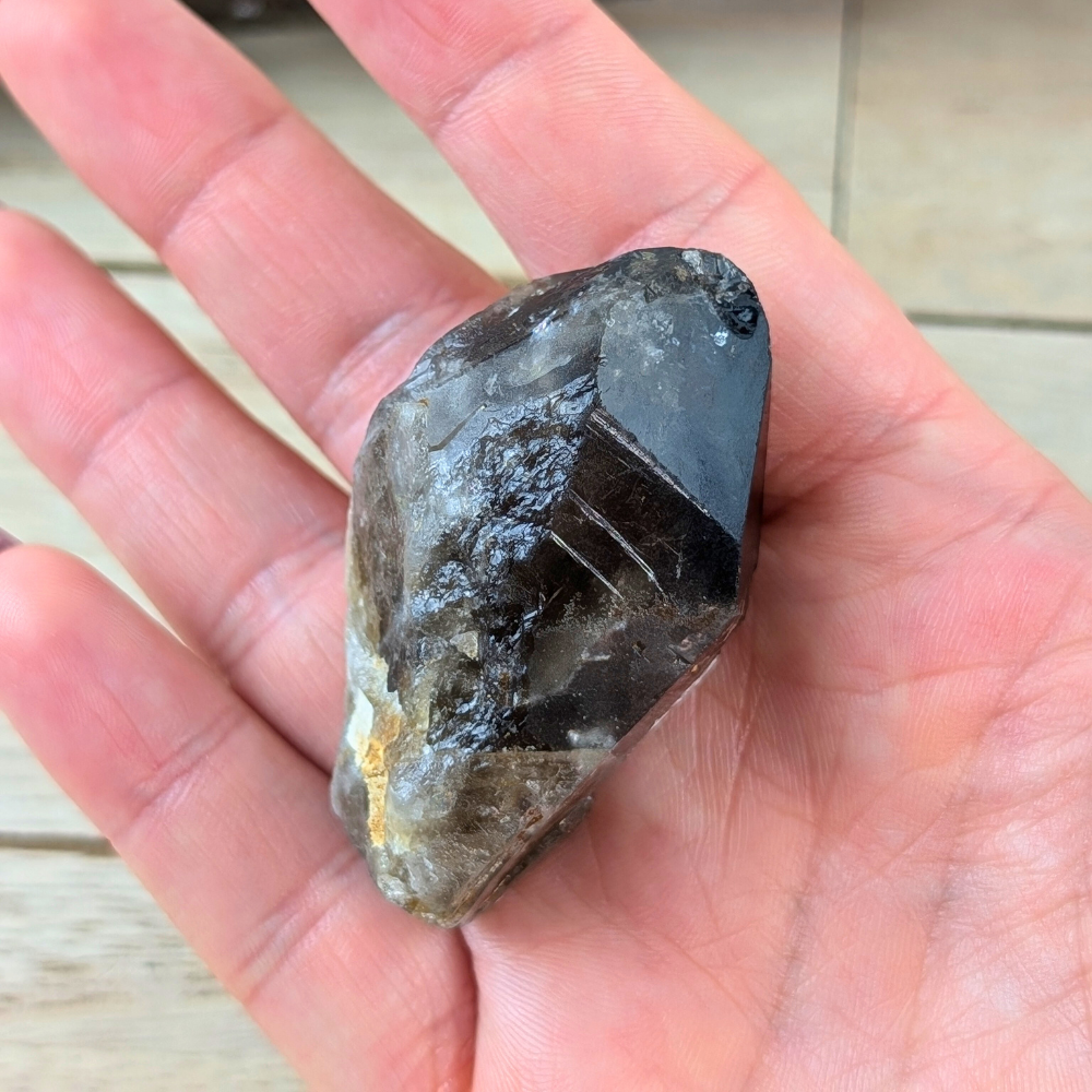 Smoky Quartz crystal for emotional balance and protection