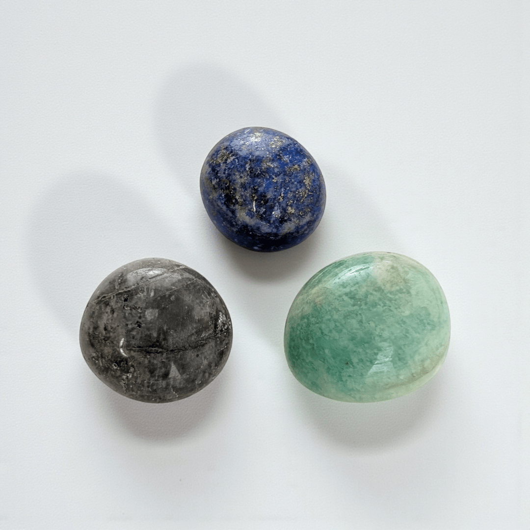 Natural crystal tumbles for intuitive connection, available at zen Collection Metaphysical Store Barrie. Shop In-store or Online Now 