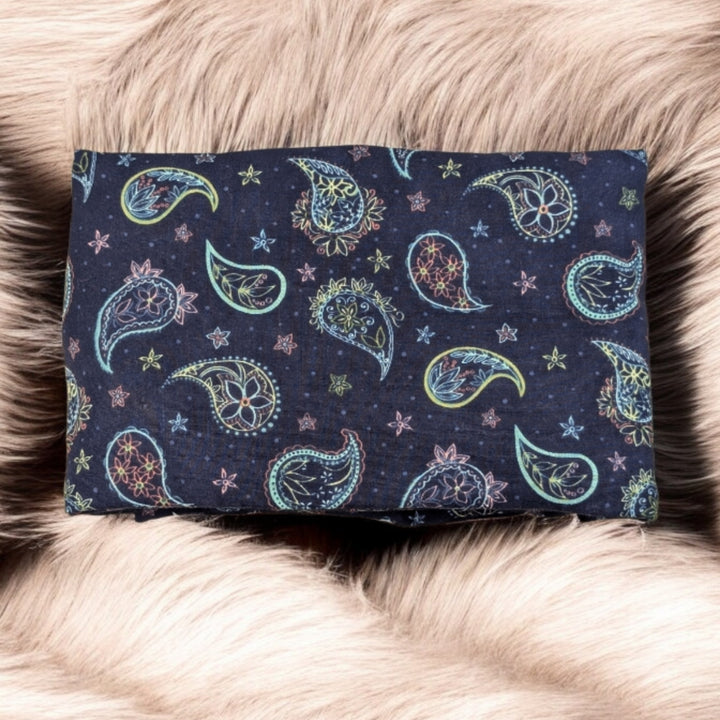 Zen Collection Starlight Paisley therapeutic neck wrap