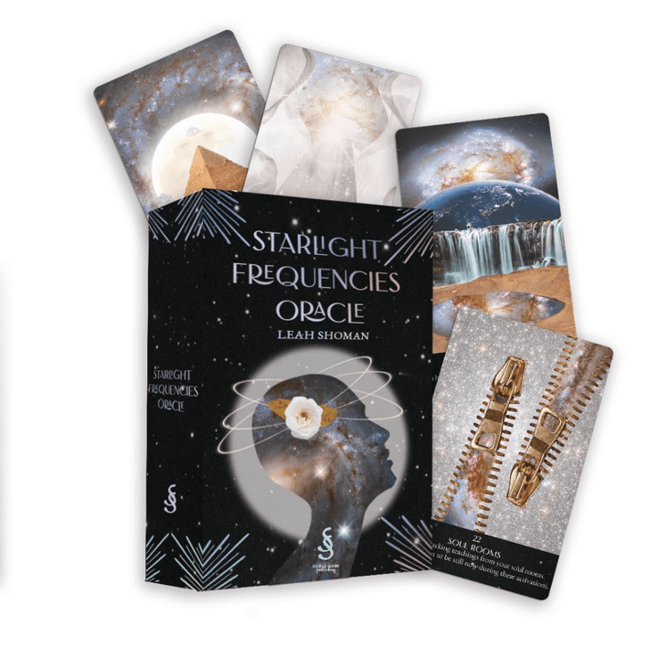 Sample cards from Starlight Frequencies Oracle deck