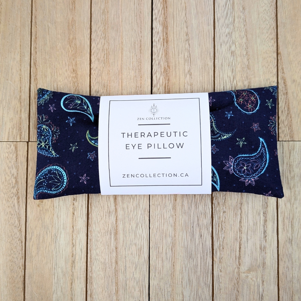 Starlight Paisley Weighted Eye Pillow by Zen Collection