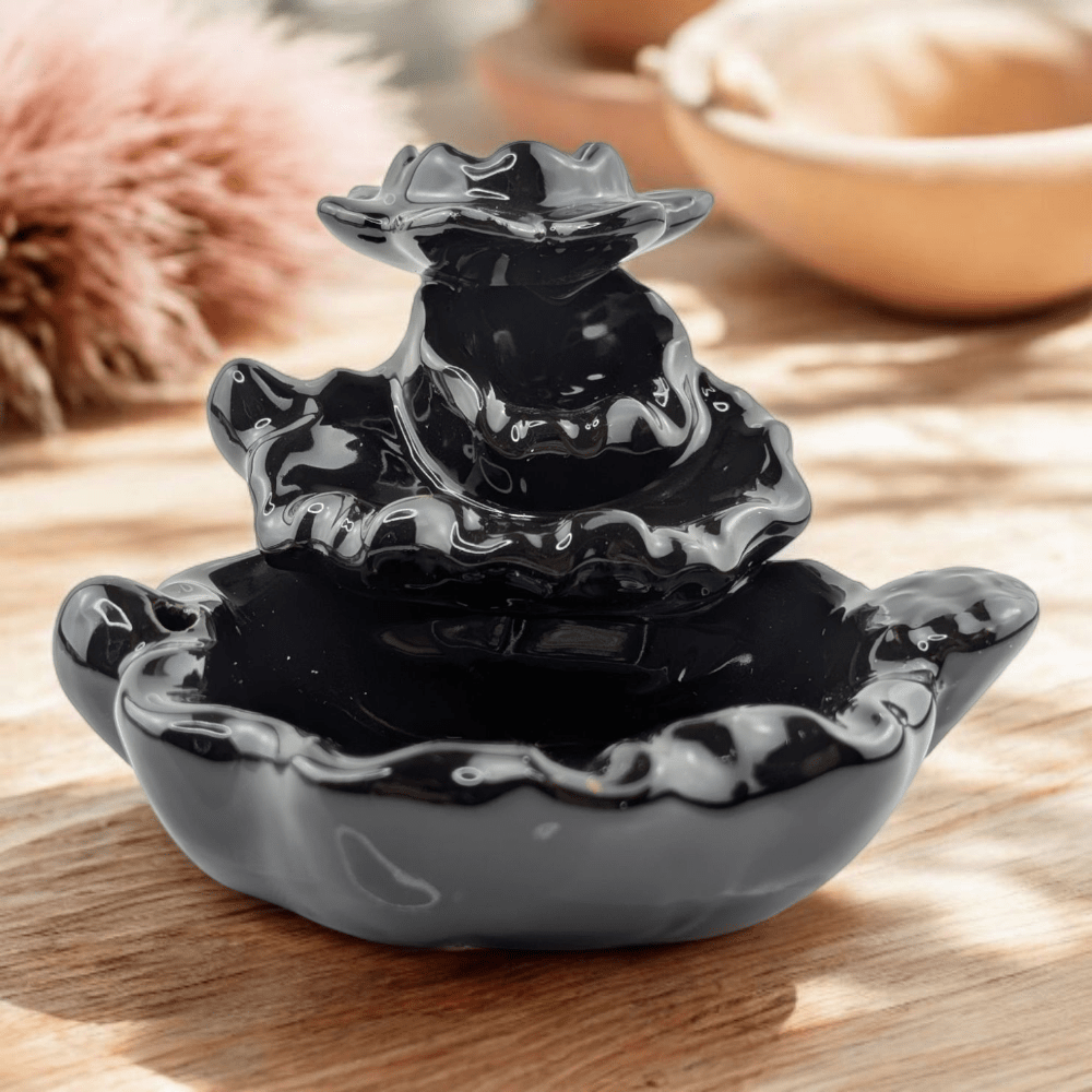 Calm smoke display burner for meditation