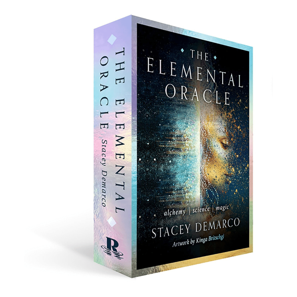 Elemental Oracle cards with  guidebook  by Stacey DeMarco. Shop in-store or online 24/7 with zen collection metaphysical store