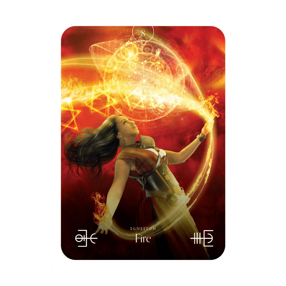 Elemental Oracle cards with  guidebook  by Stacey DeMarco. Shop in-store or online 24/7 with zen collection metaphysical store