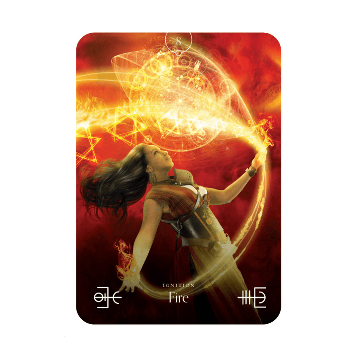 Elemental Oracle cards with  guidebook  by Stacey DeMarco. Shop in-store or online 24/7 with zen collection metaphysical store