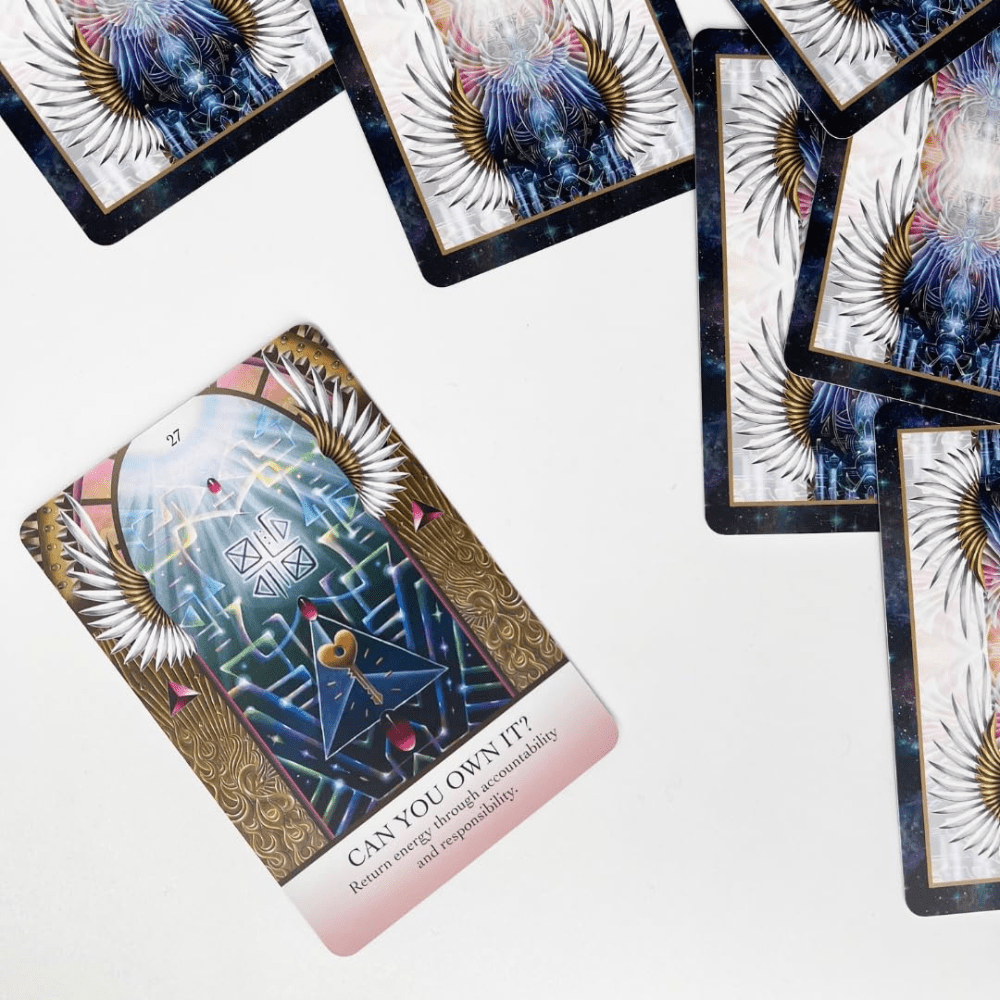 Light Code Apothecary cards displayed with elemental symbols
