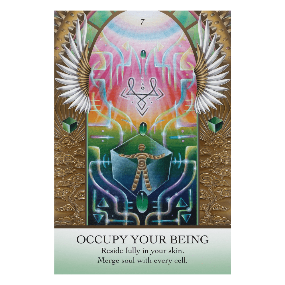 Sample cards from The Light Code Apothecary deck