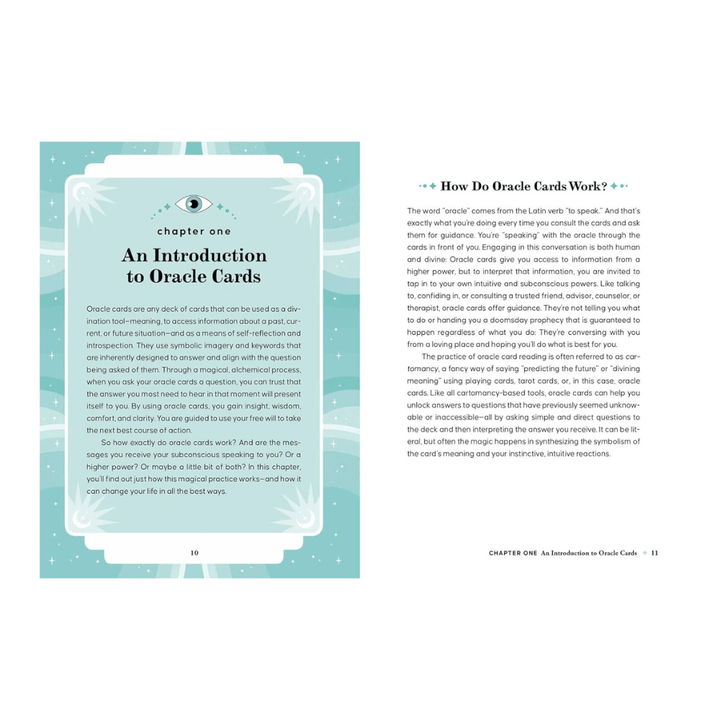 240-page oracle card guided journal