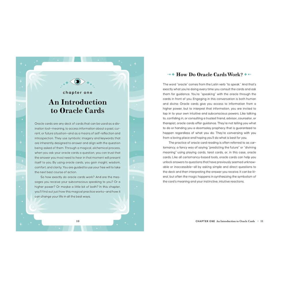 240-page oracle card guided journal