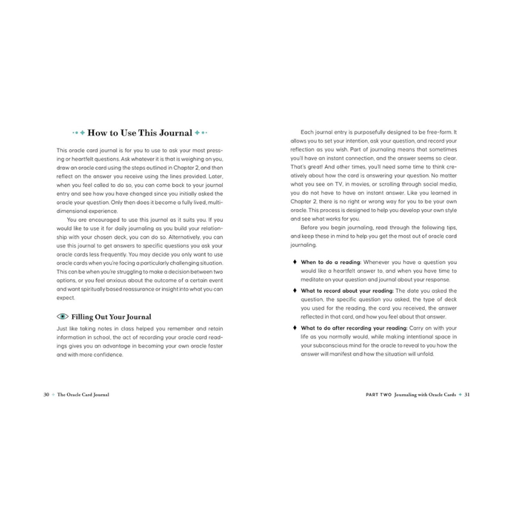 Intuition development oracle journal