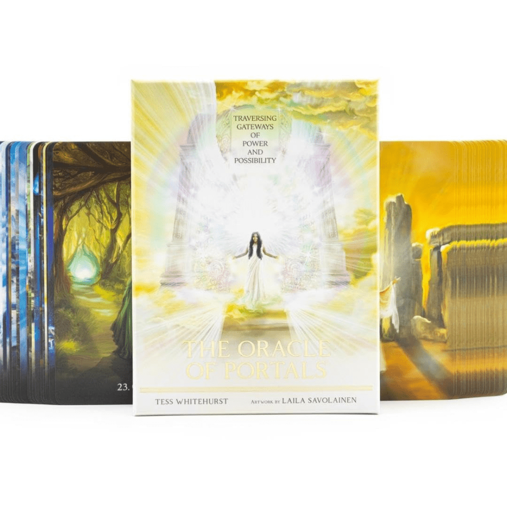 Portal-themed oracle card artwork