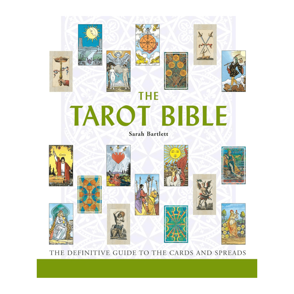 The Tarot Bible by Sarah Bartlett book cover