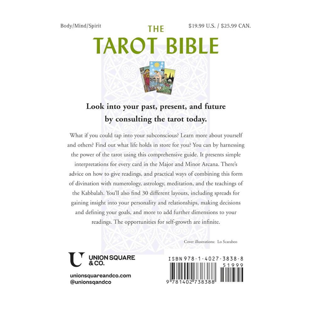 Comprehensive tarot guidebook by Sarah Bartlett
