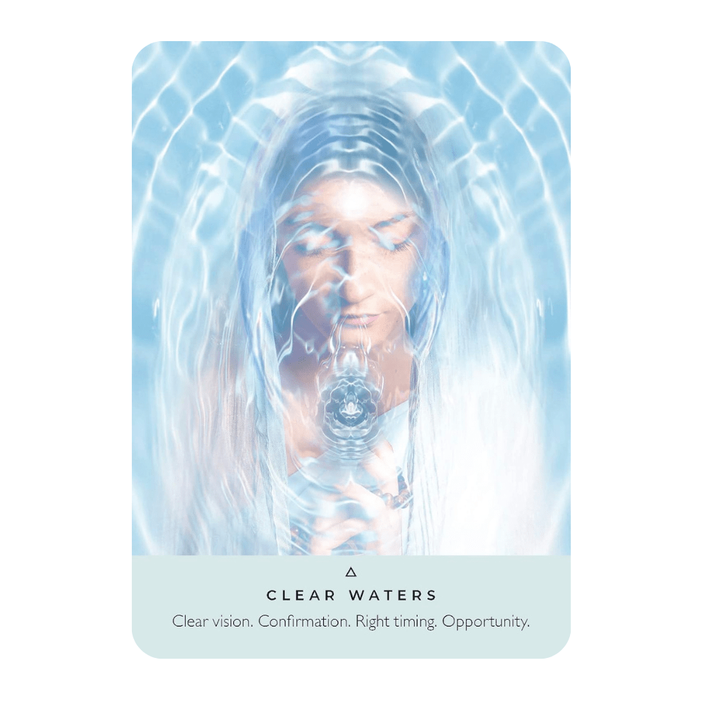 Sacred Water Oracle Deck with Spiritual Healing Messages