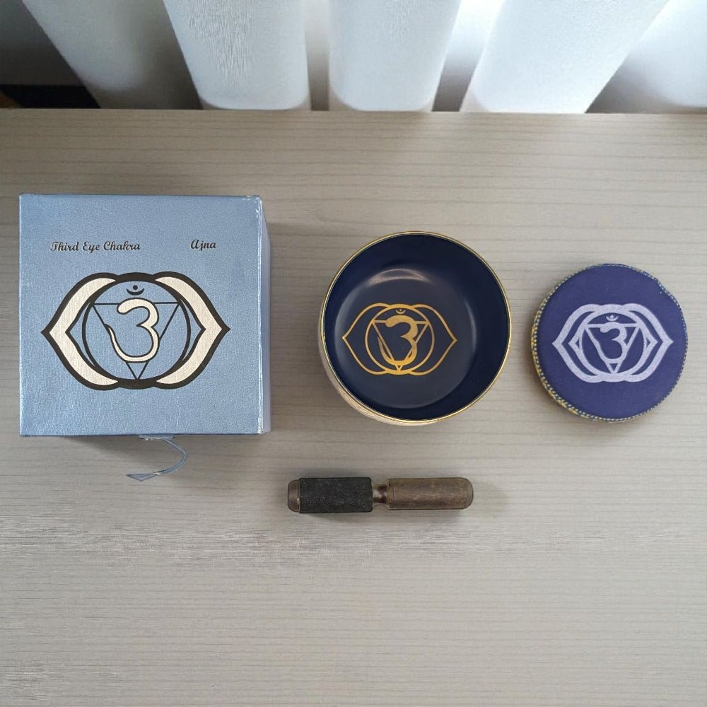 Intuition-focused Third Eye singing bowl available at zen collection a crystal shop near me in Barrie