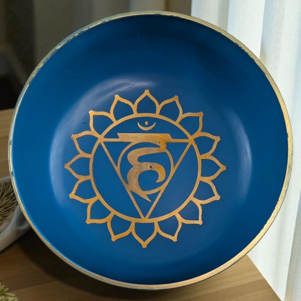 Singing bowl for clear communication and self-expression available at zen collection a crystal shop near me