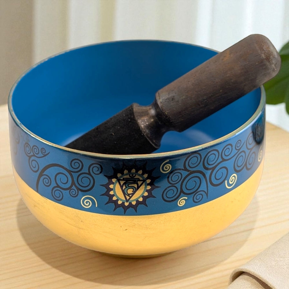 Singing bowl for clear communication and self-expression available at zen collection a crystal shop near me
