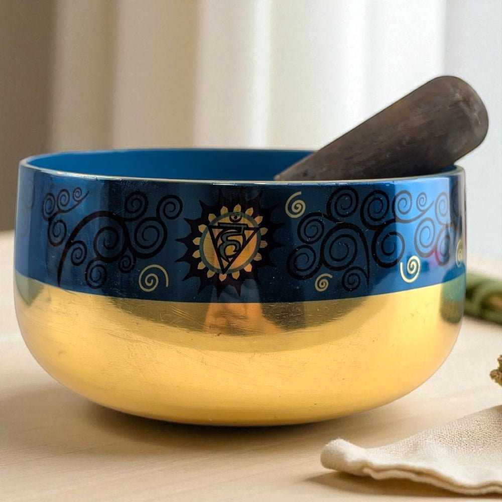 Singing bowl for clear communication and self-expression available at zen collection a crystal shop near me