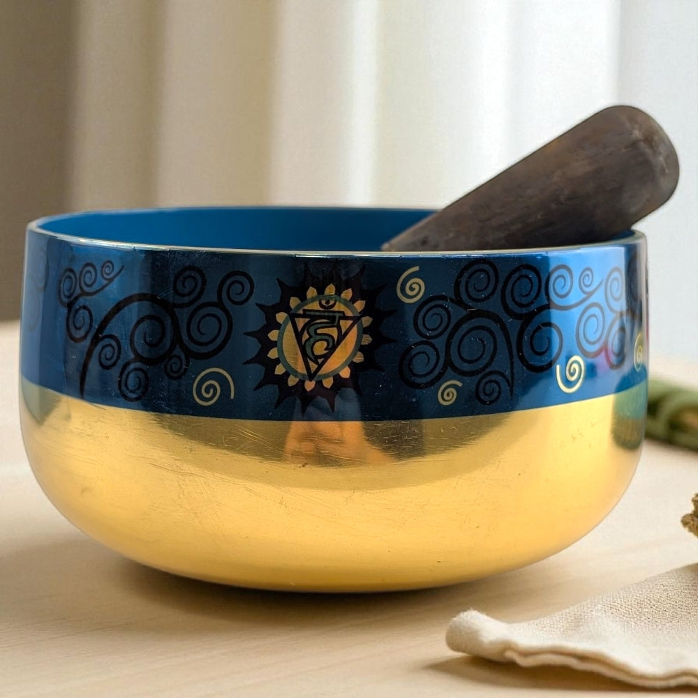Singing bowl for clear communication and self-expression available at zen collection a crystal shop near me