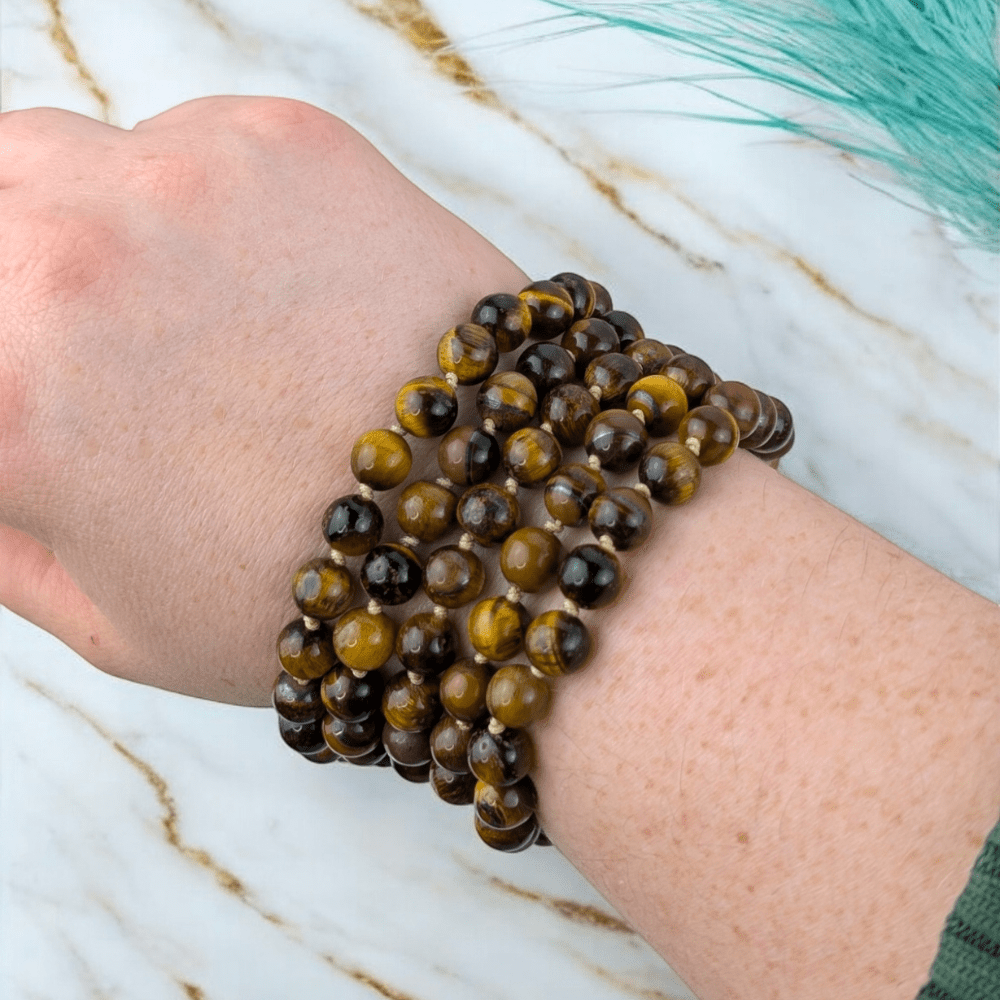 108-bead meditation mala necklace