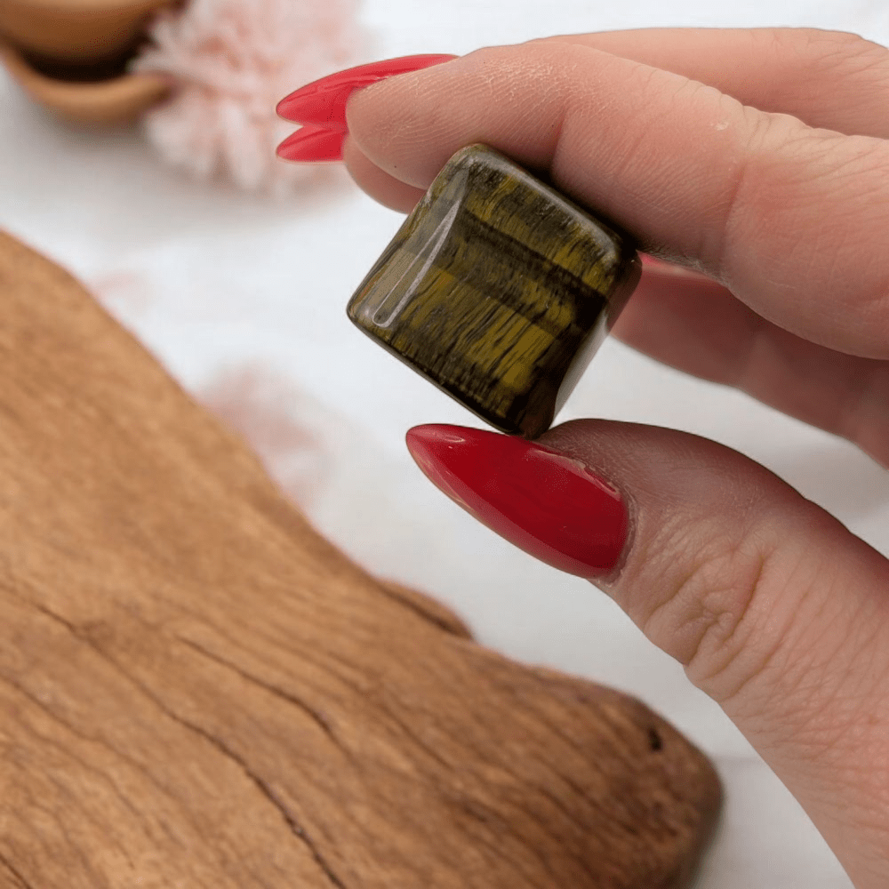 Protective crystal incense cube