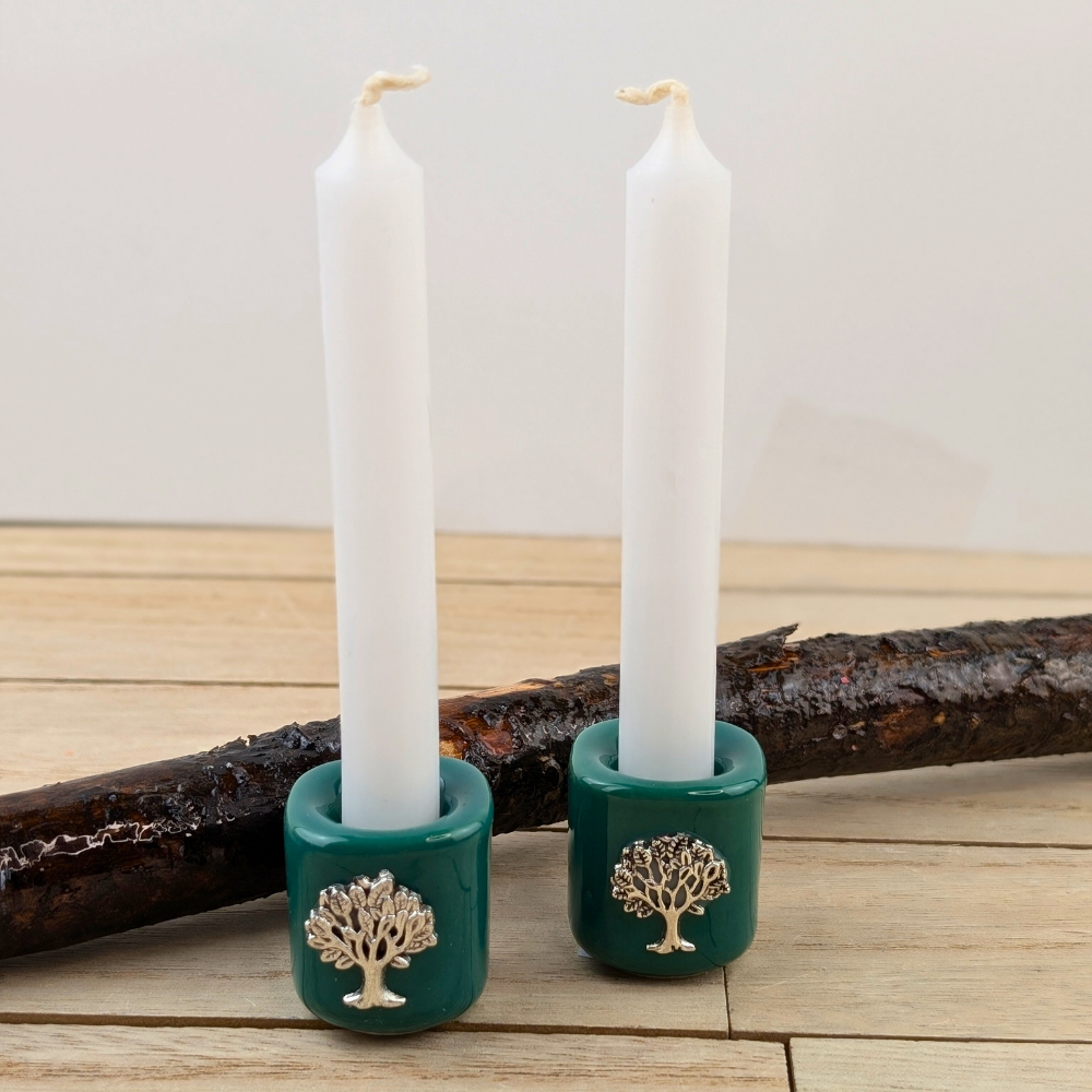 Tree of life ritual candle holder for meditation