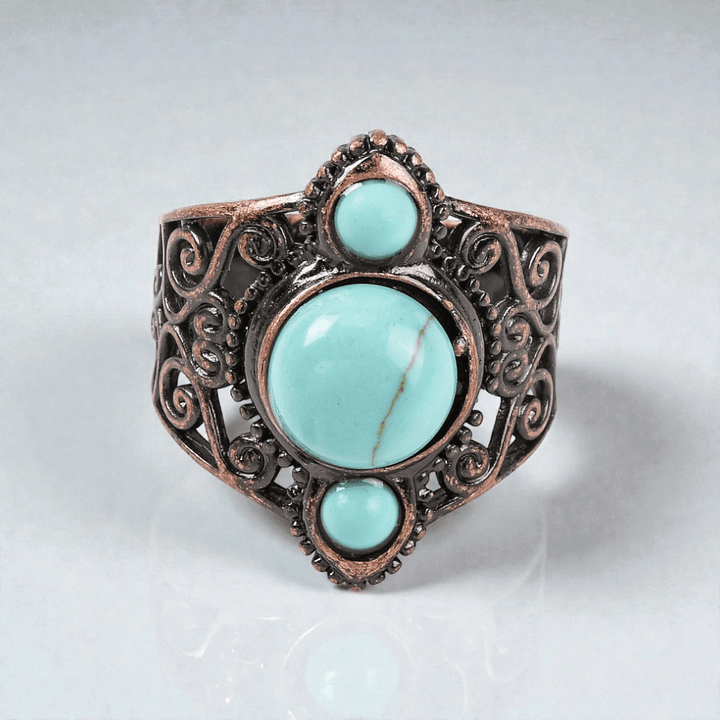 turquoise style ring throat chakra communication available at Zen Collection Metaphysical store in Barrie. Shop in-store or online now.