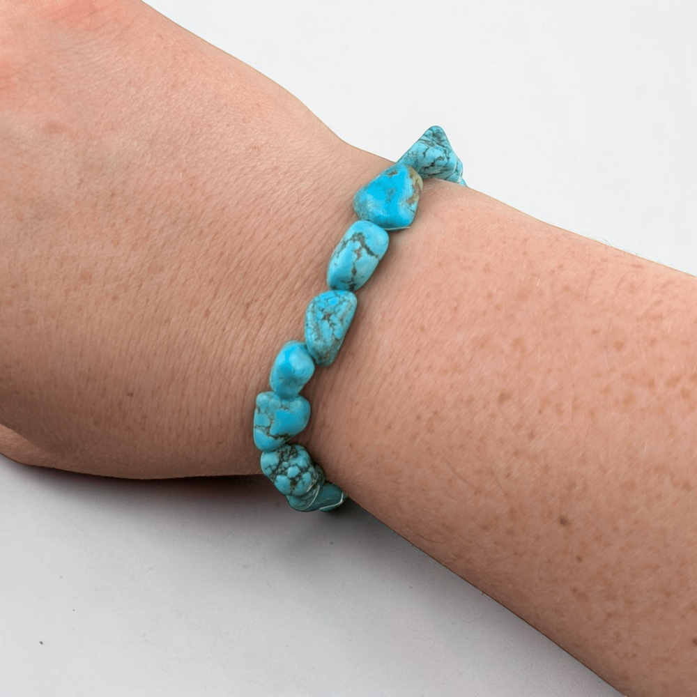 dyed turquoise bracelet