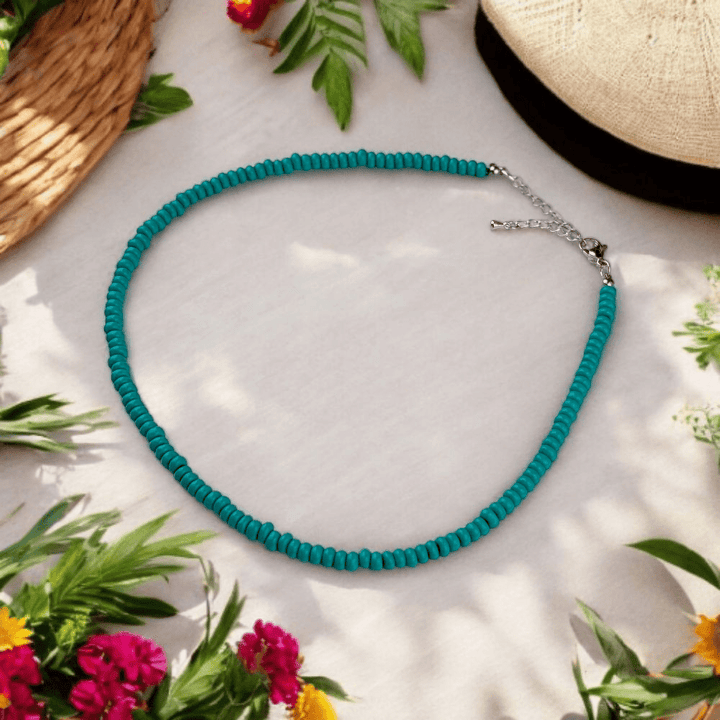 adjustable turquoise necklace

