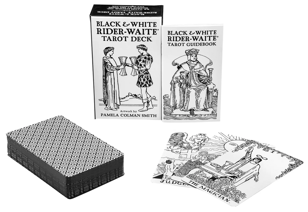 Black &amp; White Rider-Waite® Tarot Deck - metaphysical store canada