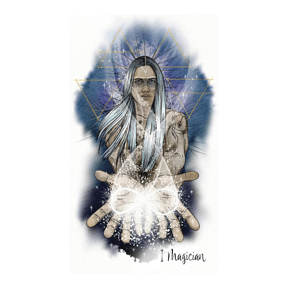 Tarot Deck with Vivid Artwork and Mystical Magic