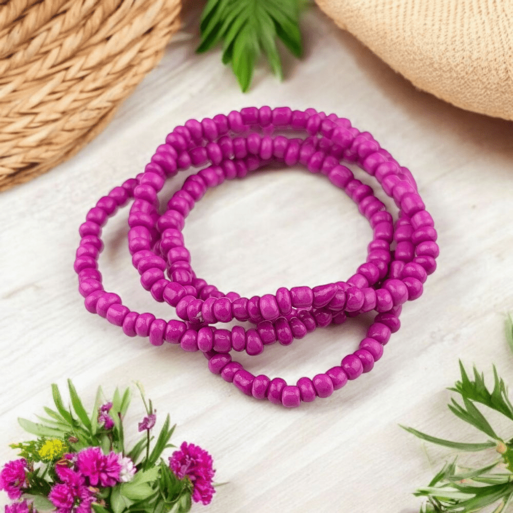 vibrant pink adjustable choker necklace
