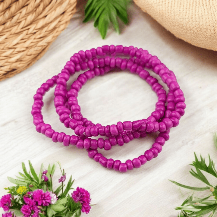 vibrant pink adjustable choker necklace