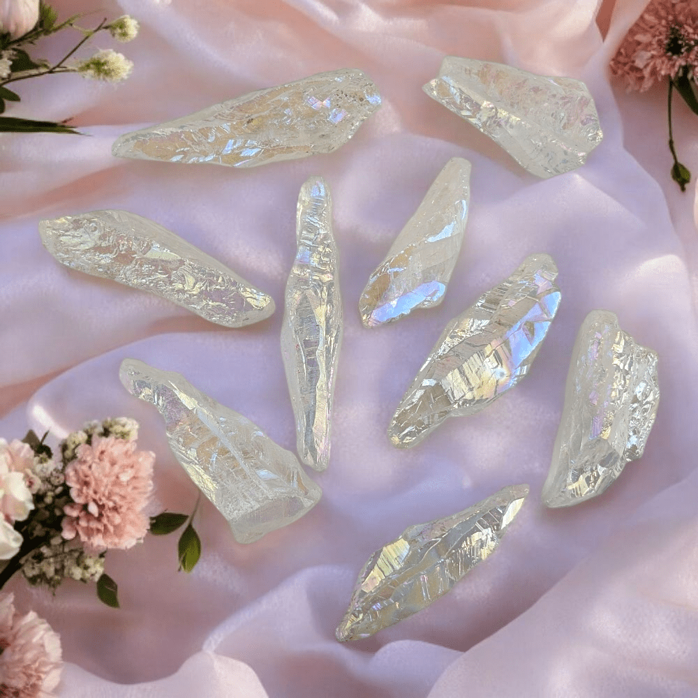 Aura quartz for grief and healing