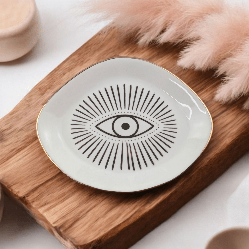 Gold-lined spiritual protection dish