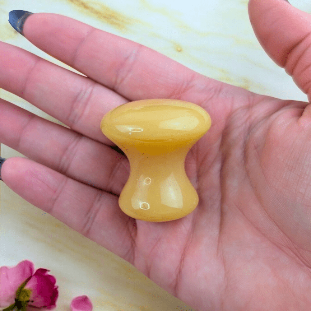 Crystal healing with Yellow Aventurine personal massager