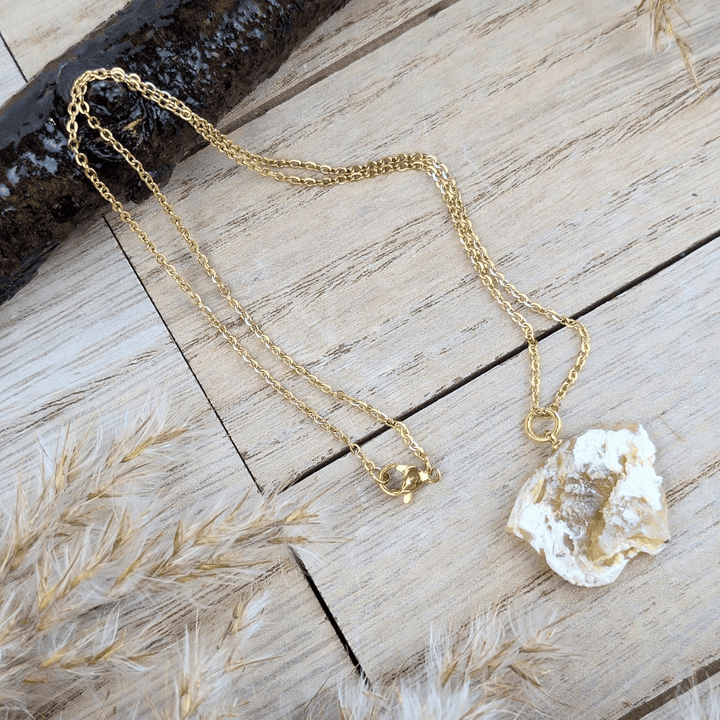 Elegant Yellow Opal Necklace symbolizing positivity and creativity