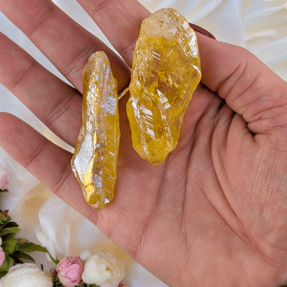Solar plexus chakra quartz
