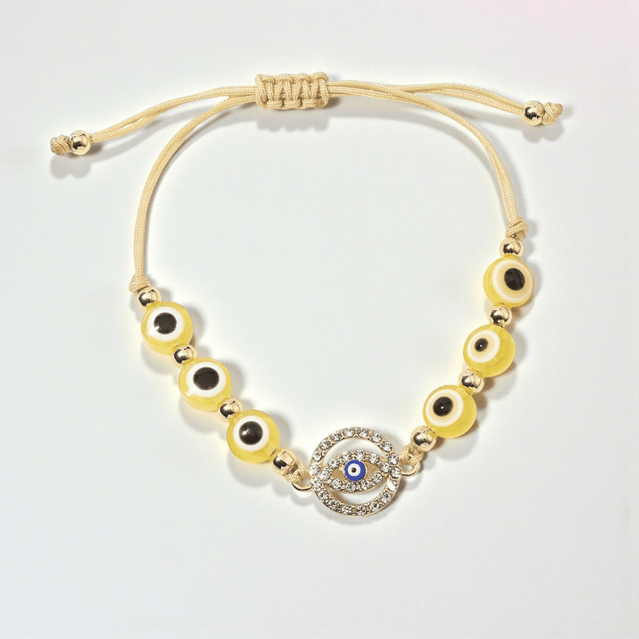 Evil eye bracelet from Zen Collection a Canadian metaphysical store. Shop in-store or online now