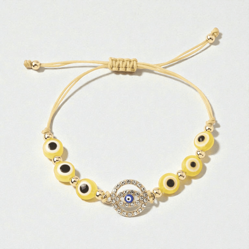 Evil eye bracelet from Zen Collection a Canadian metaphysical store. Shop in-store or online now