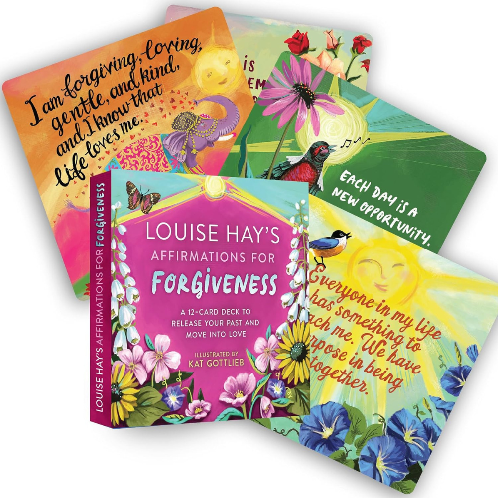 Forgiveness Affirmation Cards by Louise Hay - 12 Card Deck