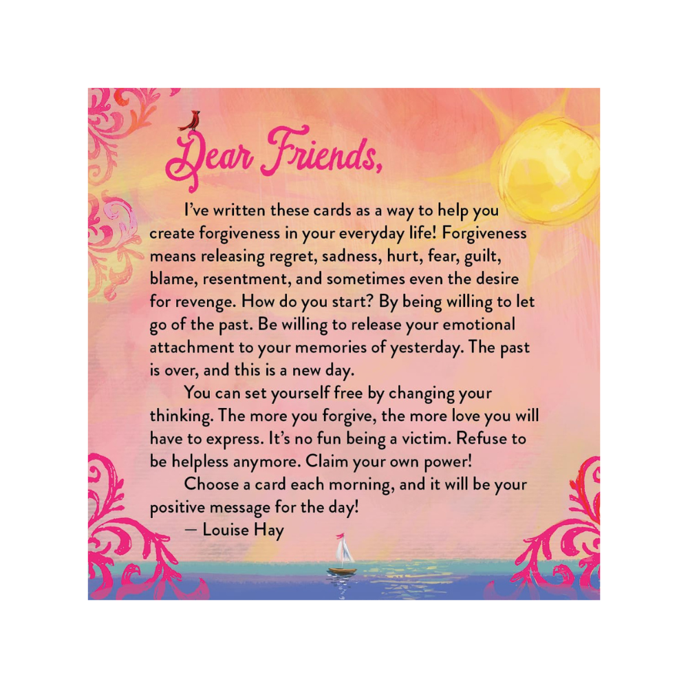 Louise Hay Affirmation Cards - Embrace Forgiveness and Love