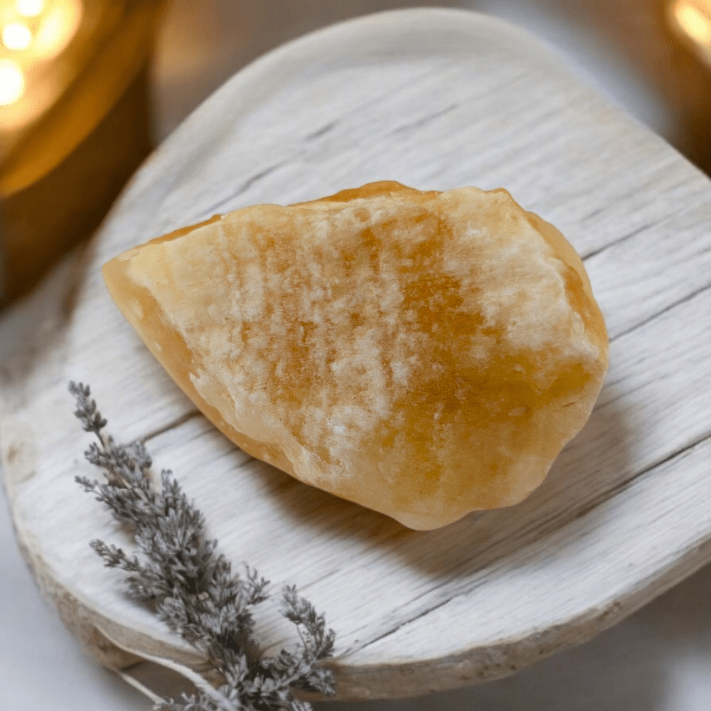 Uplifting Orange Calcite for Personal Growth and Renewal