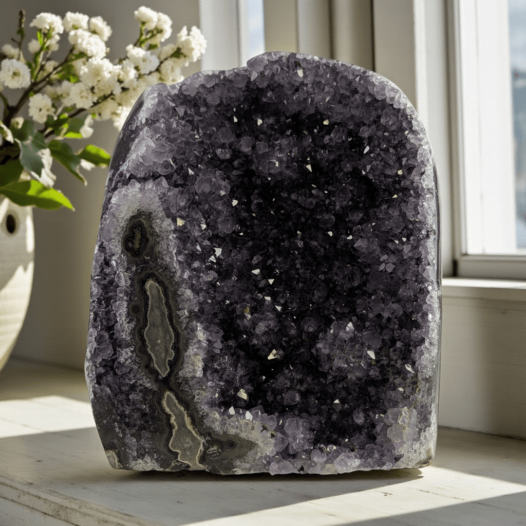 Canadian crystal shop in Barrie - high quality  amethyst crystal cathedrals