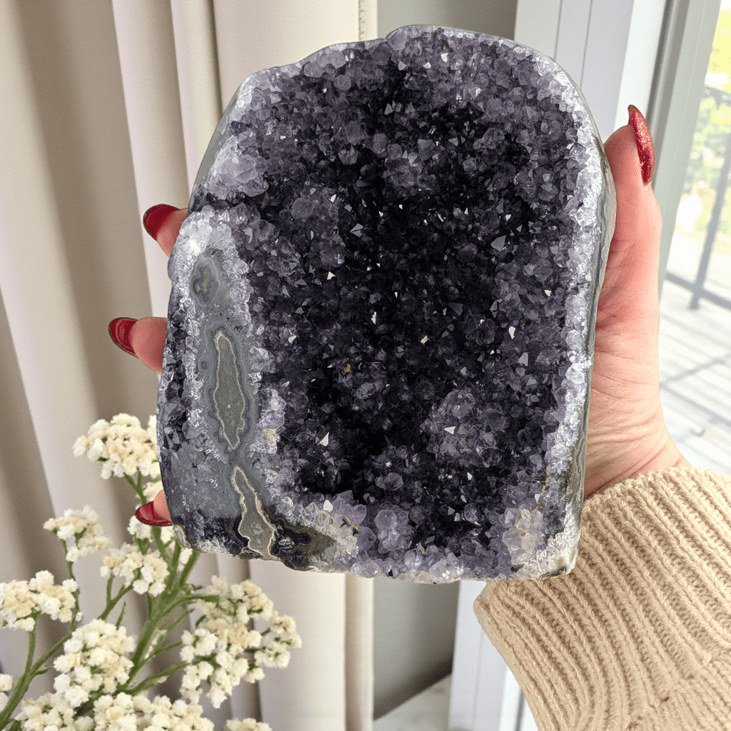 Canadian crystal shop in Barrie - high quality  amethyst crystal cathedrals