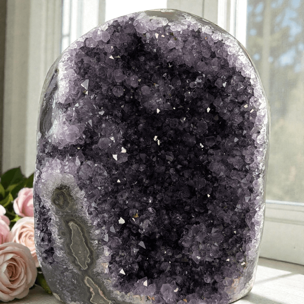 Canadian crystal shop in Barrie - high quality  amethyst crystal cathedrals