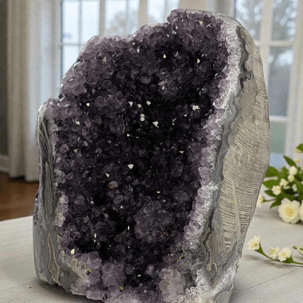 Canadian crystal shop in Barrie - high quality  amethyst crystal cathedrals
