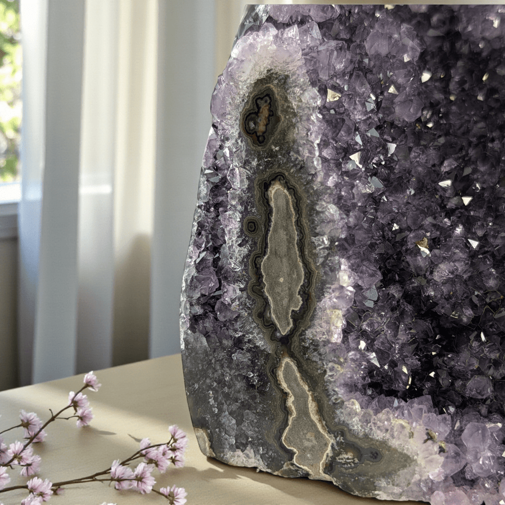 Canadian crystal shop in Barrie - high quality  amethyst crystal cathedrals