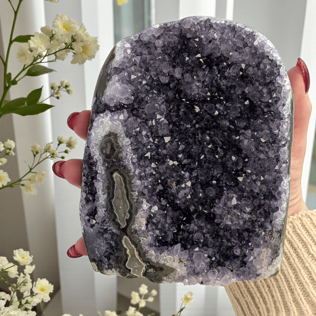 Canadian crystal shop in Barrie - high quality  amethyst crystal cathedrals