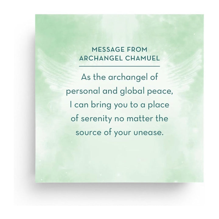 Message from Archangel Chamuel card from the Angel Affirmation Cards